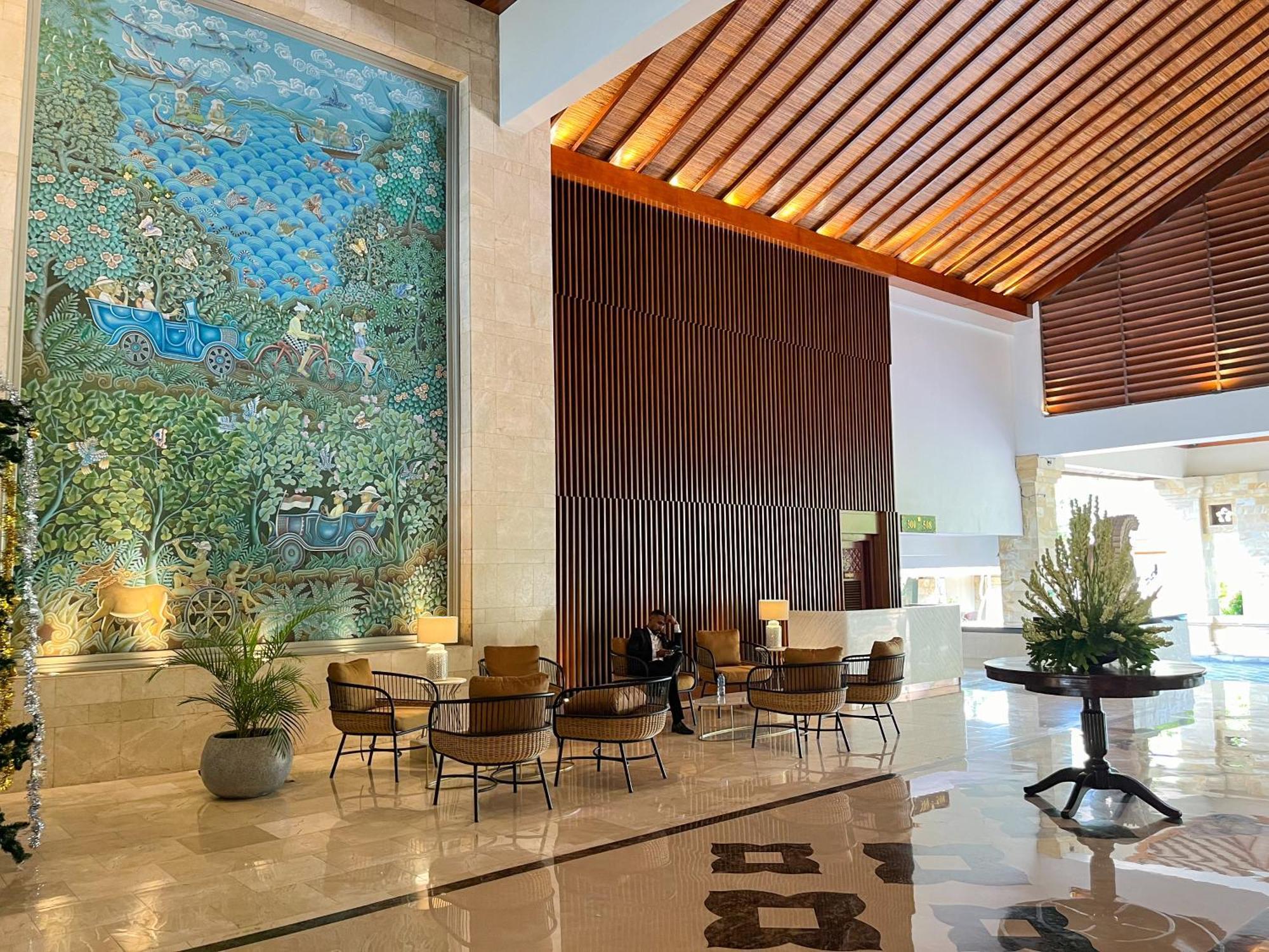 The Patra Bali Resort & Villas - Chse Certified Kuta Lombok Exterior foto The lobby of the hotel